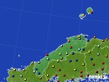 2017年08月17日の島根県のアメダス(日照時間)