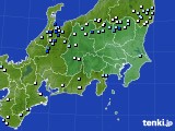 関東・甲信地方のアメダス実況(降水量)(2017年08月18日)