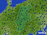 長野県のアメダス実況(日照時間)(2017年08月18日)