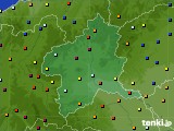 群馬県のアメダス実況(日照時間)(2017年08月19日)