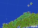 2017年08月19日の島根県のアメダス(日照時間)