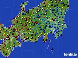 関東・甲信地方のアメダス実況(日照時間)(2017年08月20日)