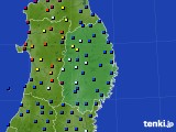 2017年08月20日の岩手県のアメダス(日照時間)