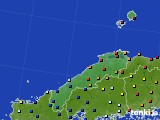 2017年08月21日の島根県のアメダス(日照時間)