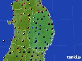 2017年08月21日の岩手県のアメダス(日照時間)