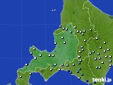 道央のアメダス実況(降水量)(2017年08月22日)