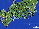 東海地方のアメダス実況(日照時間)(2017年08月22日)