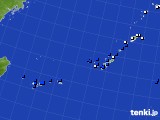 沖縄地方のアメダス実況(風向・風速)(2017年08月23日)