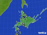 北海道地方のアメダス実況(降水量)(2017年08月24日)