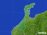 石川県のアメダス実況(降水量)(2017年08月25日)