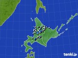 北海道地方のアメダス実況(降水量)(2017年08月26日)