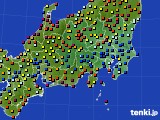 関東・甲信地方のアメダス実況(日照時間)(2017年08月26日)