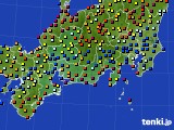 東海地方のアメダス実況(日照時間)(2017年08月26日)