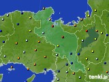 京都府のアメダス実況(日照時間)(2017年08月26日)