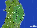 岩手県のアメダス実況(風向・風速)(2017年08月26日)