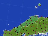 2017年08月27日の島根県のアメダス(日照時間)