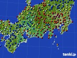 東海地方のアメダス実況(日照時間)(2017年08月28日)