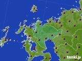 佐賀県のアメダス実況(気温)(2017年08月29日)