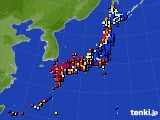 2017年08月30日のアメダス(日照時間)