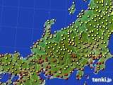 2017年08月30日の北陸地方のアメダス(気温)