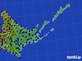 道東のアメダス実況(日照時間)(2017年08月31日)