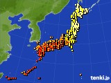 2017年08月31日のアメダス(気温)