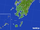 2017年08月31日の鹿児島県のアメダス(風向・風速)
