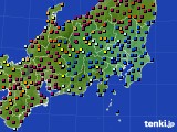 2017年09月01日の関東・甲信地方のアメダス(日照時間)