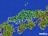 2017年09月01日の中国地方のアメダス(日照時間)