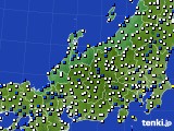 北陸地方のアメダス実況(風向・風速)(2017年09月01日)