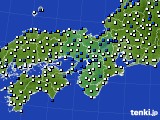 2017年09月01日の近畿地方のアメダス(風向・風速)