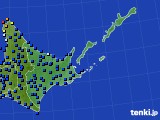 2017年09月02日の道東のアメダス(日照時間)