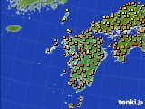 九州地方のアメダス実況(気温)(2017年09月02日)