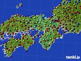 近畿地方のアメダス実況(日照時間)(2017年09月03日)
