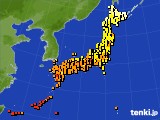 2017年09月03日のアメダス(気温)