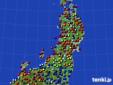 東北地方のアメダス実況(日照時間)(2017年09月04日)