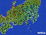 関東・甲信地方のアメダス実況(日照時間)(2017年09月04日)
