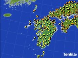 九州地方のアメダス実況(気温)(2017年09月04日)