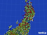 東北地方のアメダス実況(日照時間)(2017年09月05日)