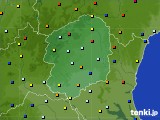 栃木県のアメダス実況(日照時間)(2017年09月05日)