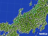 北陸地方のアメダス実況(風向・風速)(2017年09月05日)