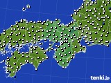 近畿地方のアメダス実況(風向・風速)(2017年09月05日)