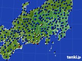 2017年09月06日の関東・甲信地方のアメダス(日照時間)