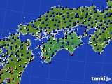 2017年09月06日の四国地方のアメダス(日照時間)