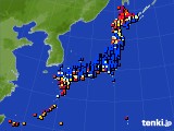 アメダス実況(日照時間)(2017年09月06日)