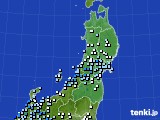 東北地方のアメダス実況(降水量)(2017年09月07日)