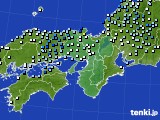 近畿地方のアメダス実況(降水量)(2017年09月07日)