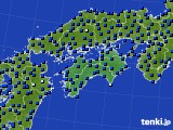 四国地方のアメダス実況(日照時間)(2017年09月07日)