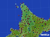 2017年09月07日の道北のアメダス(日照時間)