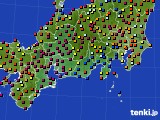 東海地方のアメダス実況(日照時間)(2017年09月08日)